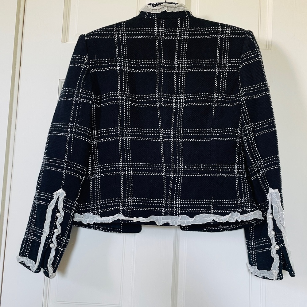 Women’s Tweed Blazer Size 4 - Picture 2 of 7
